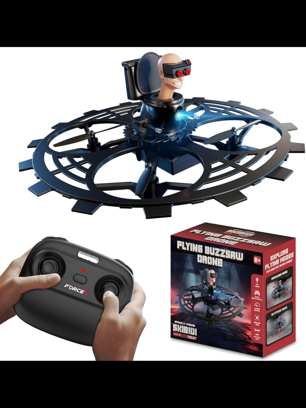 Force1 Skibidi Toilet Flying Buzzsaw Drone